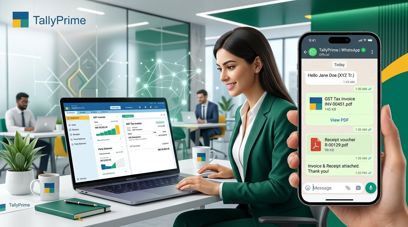 TallyPrime with WhatsApp Integration